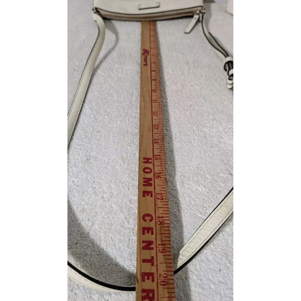 Kate Spade New York Crossbody Grove Street Millie Pebbled Leather Pink White - Picture 14 of 14